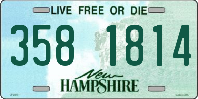 NH license plate 3581814