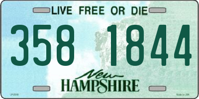 NH license plate 3581844
