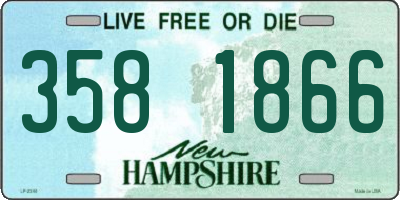 NH license plate 3581866