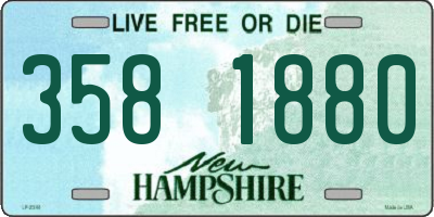 NH license plate 3581880