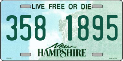 NH license plate 3581895