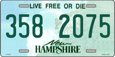 NH license plate 3582075