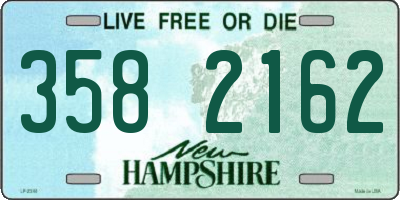 NH license plate 3582162