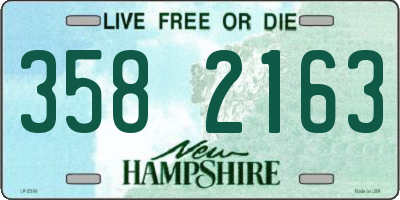 NH license plate 3582163