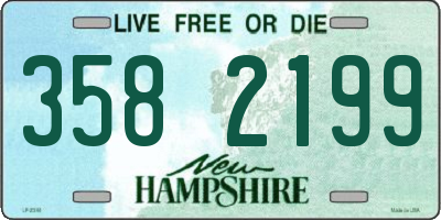 NH license plate 3582199