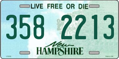 NH license plate 3582213