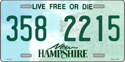 NH license plate 3582215
