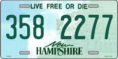 NH license plate 3582277