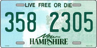 NH license plate 3582305