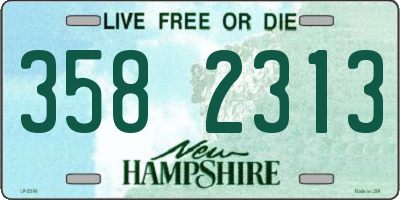 NH license plate 3582313