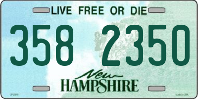 NH license plate 3582350
