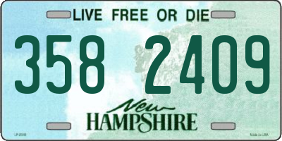NH license plate 3582409