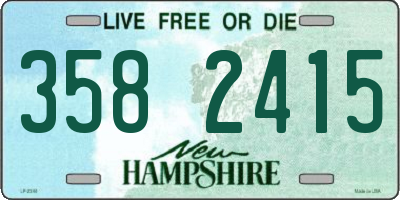 NH license plate 3582415
