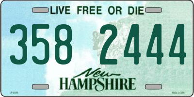NH license plate 3582444