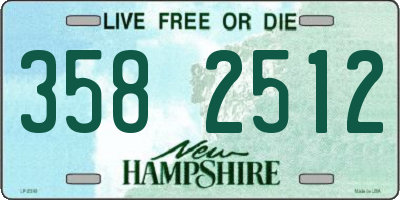 NH license plate 3582512