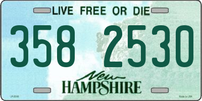 NH license plate 3582530