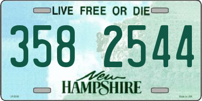 NH license plate 3582544