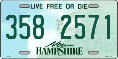 NH license plate 3582571
