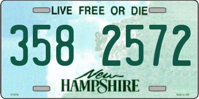 NH license plate 3582572
