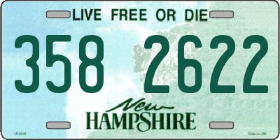NH license plate 3582622