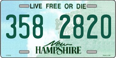 NH license plate 3582820