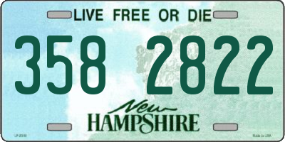 NH license plate 3582822