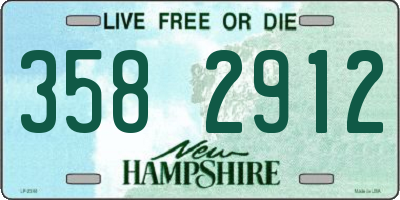 NH license plate 3582912