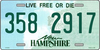 NH license plate 3582917