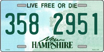 NH license plate 3582951