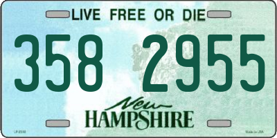 NH license plate 3582955