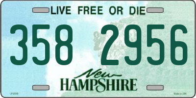 NH license plate 3582956