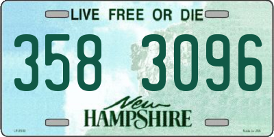 NH license plate 3583096