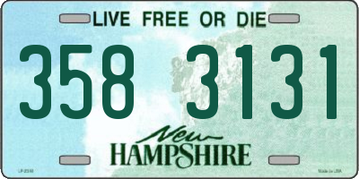NH license plate 3583131