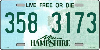 NH license plate 3583173