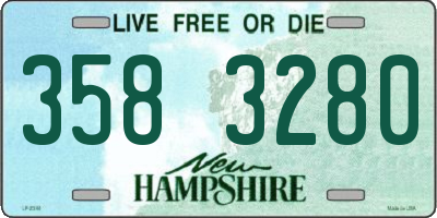 NH license plate 3583280