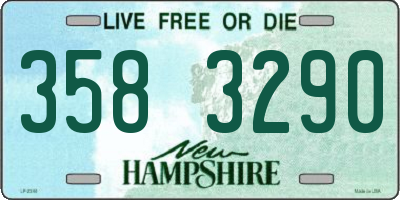 NH license plate 3583290