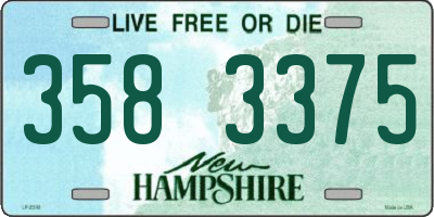 NH license plate 3583375