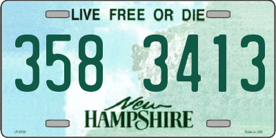 NH license plate 3583413