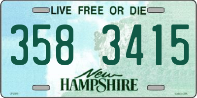 NH license plate 3583415