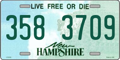 NH license plate 3583709