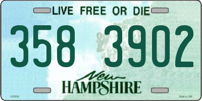 NH license plate 3583902