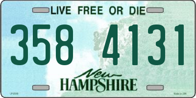 NH license plate 3584131
