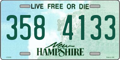 NH license plate 3584133
