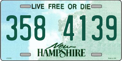 NH license plate 3584139