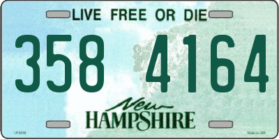 NH license plate 3584164