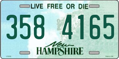NH license plate 3584165