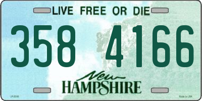 NH license plate 3584166