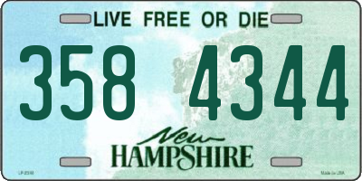 NH license plate 3584344