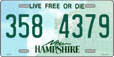 NH license plate 3584379