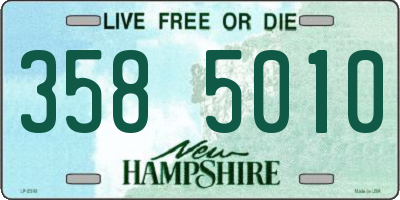 NH license plate 3585010